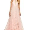 Sherri Hill - 53595 Long Halter Style Plunged Inset A-Line Dress 2 Sherri Hill - 53595 Long Halter Style Plunged Inset A-Line Dress