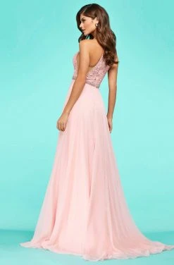 Sherri Hill - 53626 Halter A-Line Long Dress