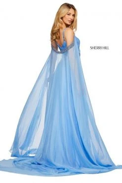 Sherri Hill - 53630 Ruched Beaded Chiffon A-line Dress 25 Sherri Hill - 53630 Ruched Beaded Chiffon A-line Dress
