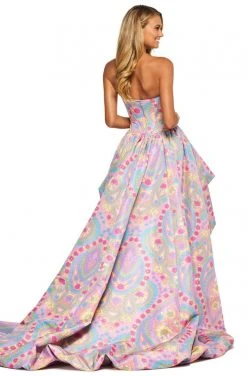 Sherri Hill - 53643 Sweetheart Print High Low Dress