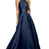 Sherri Hill - 53659 Mikado Halter Evening Dress