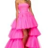 Sherri Hill - 53776 Tiered A-Line Tulle Dress 2 Sherri Hill - 53776 Tiered A-Line Tulle Dress