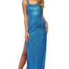 Sherri Hill - 53789 Scoop Neckline Long Sheath Dress 1 Sherri Hill - 53789 Scoop Neckline Long Sheath Dress