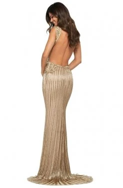 Sherri Hill - 53915 Beaded Long Sheath Dress
