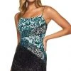 Sherri Hill - 53933 Embellished Scoop Fringe Sheath Dress