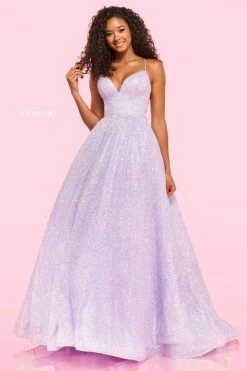 Sherri Hill - 54153 Plunging V Neck Ballgown