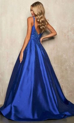 Sherri Hill - 54154 Sleeveless Rhinestone-Strewn Ballgown
