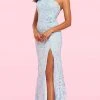 Sherri Hill - 54262 Floral Applique Lace Gown