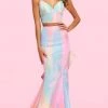 Sherri Hill - 54281 Two Piece V Neck Ruffled Dress