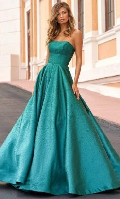 Sherri Hill - 54325 Rhinestone Embellished Strapless Dress