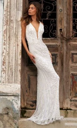 Sherri Hill - 54449 Fully Beaded Fitted Gown