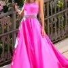Sherri Hill - 54785 Strapless Jeweled Waist A-Line Gown