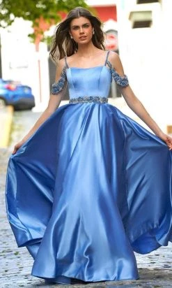 Sherri Hill - 54806 Straight A-Line Evening Gown