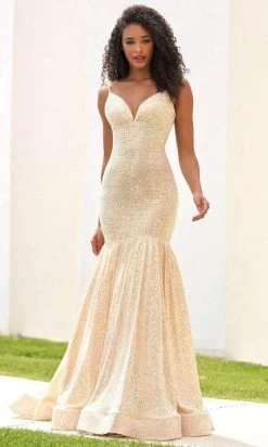 Sherri Hill - 54846 Sequin Trumpet Gown