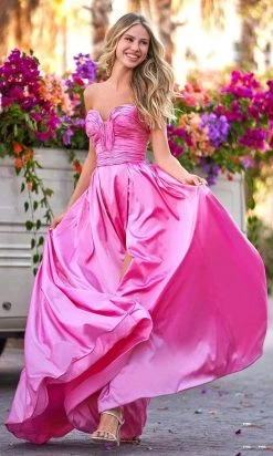 Sherri Hill - 54877 Ruched Sweetheart A-Line Gown