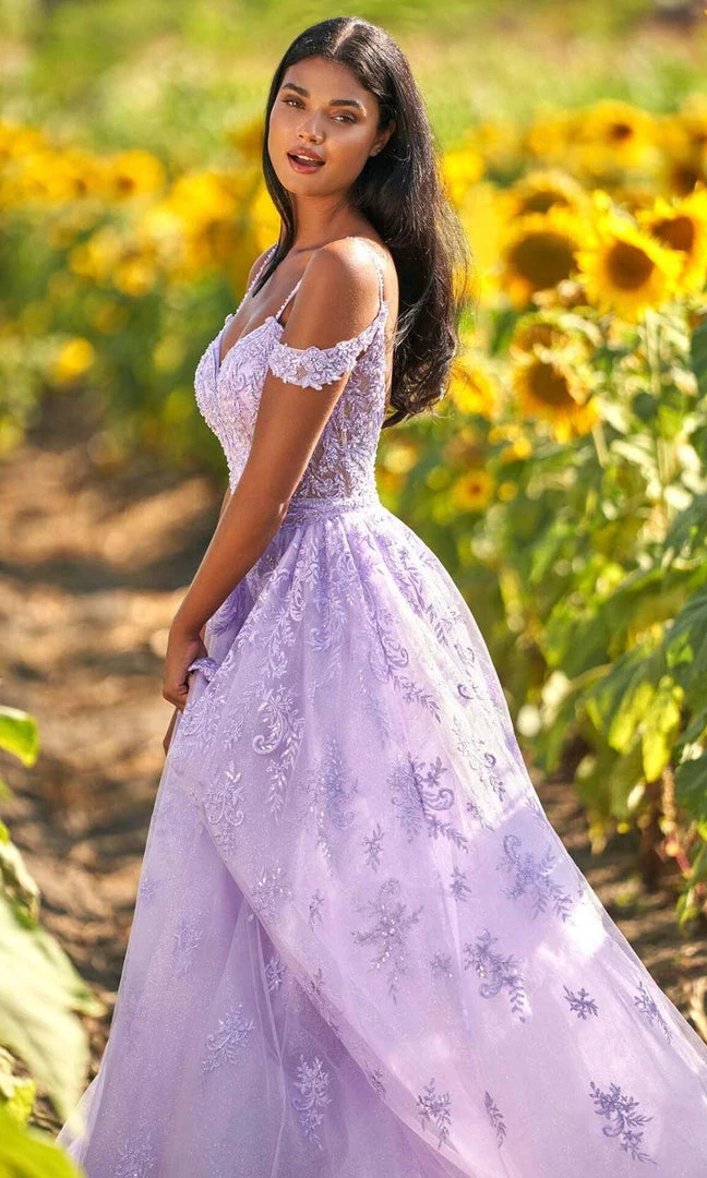 Sherri Hill - 54935 Dreamy Glittered Overskirt Gown 7 Sherri Hill - 54935 Dreamy Glittered Overskirt Gown