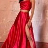 Sherri Hill - 55018 Cowl Neck Two Piece Gown