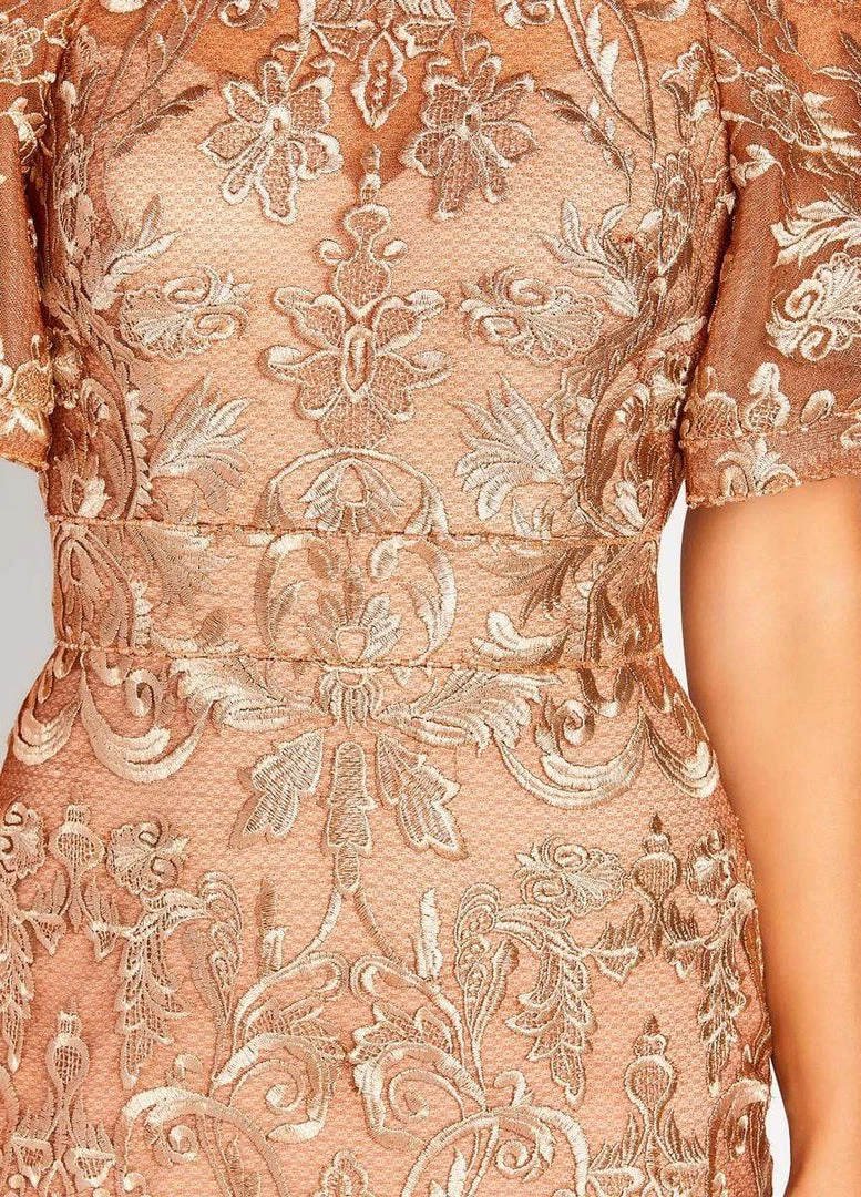 Social Occasions By Mon Cheri - Embroidered Jewel Dress 119835 - 1pc Caramel In Size 12 Available 5 Social Occasions By Mon Cheri - Embroidered Jewel Dress 119835 - 1pc Caramel In Size 12 Available