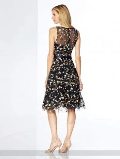 Social Occasions By Mon Cheri - Floral Embroidered Illusion Dress 117824 5 Social Occasions By Mon Cheri - Floral Embroidered Illusion Dress 117824