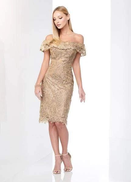 Social Occasions By Mon Cheri - Off-Shoulder Corded Lace Dress 218810 3 Social Occasions By Mon Cheri - Off-Shoulder Corded Lace Dress 218810