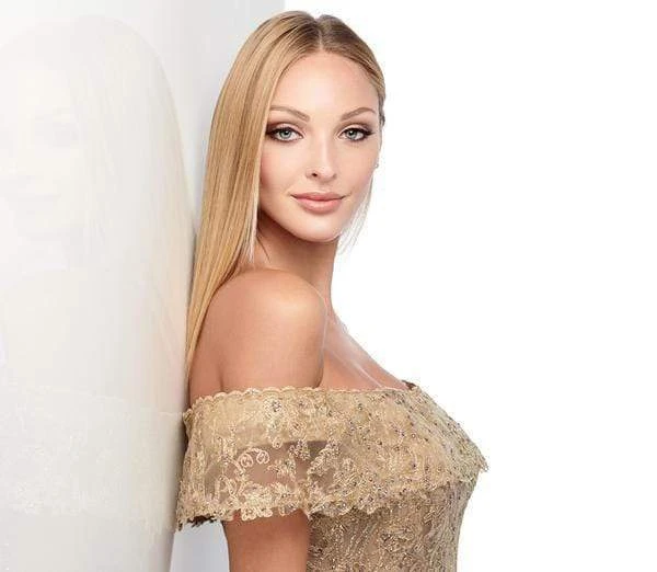 Social Occasions By Mon Cheri - Off-Shoulder Corded Lace Dress 218810 5 Social Occasions By Mon Cheri - Off-Shoulder Corded Lace Dress 218810