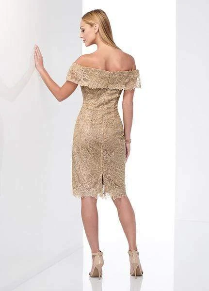 Social Occasions By Mon Cheri - Off-Shoulder Corded Lace Dress 218810 4 Social Occasions By Mon Cheri - Off-Shoulder Corded Lace Dress 218810
